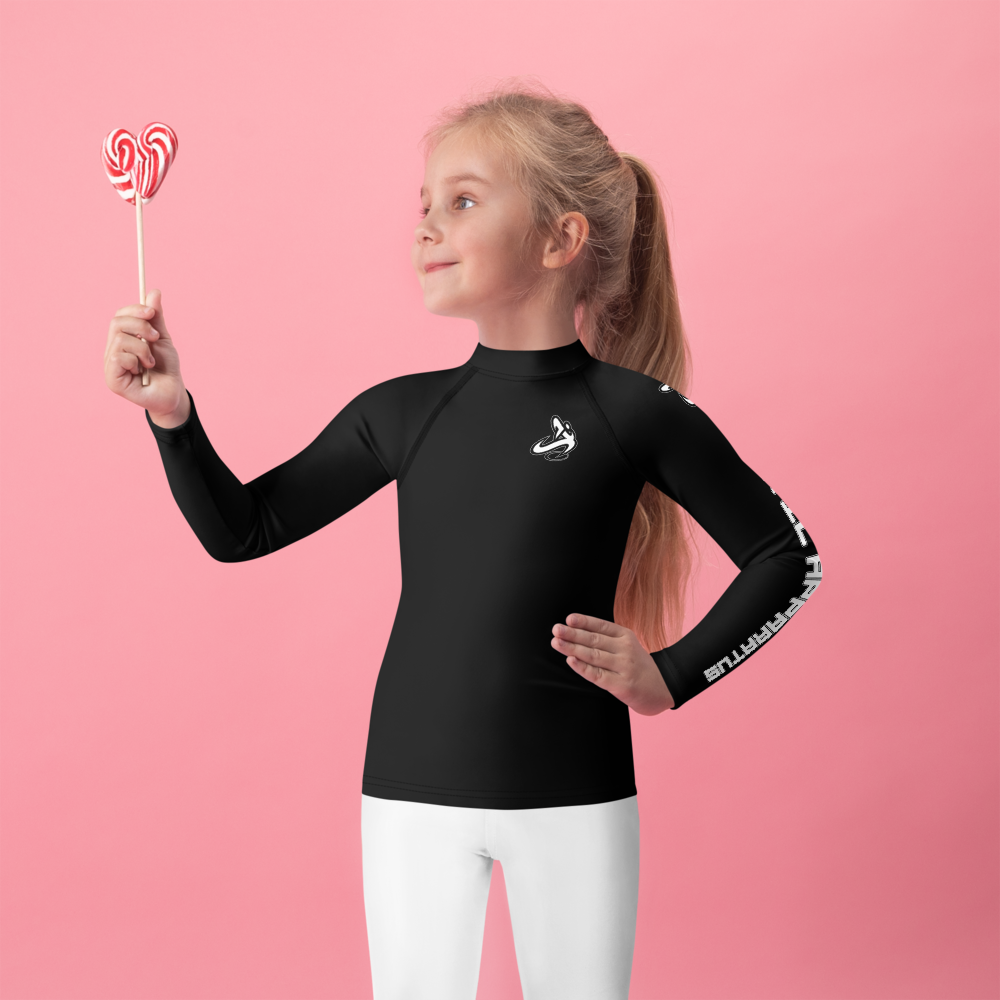 
                      
                        Athletic Apparatus Black White logo Kids Rash Guard - Athletic Apparatus
                      
                    