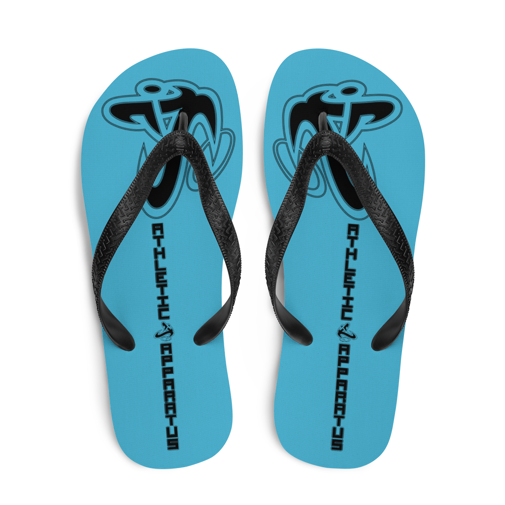 
                      
                        Athletic Apparatus Blue 7 Black logo Flip-Flops - Athletic Apparatus
                      
                    