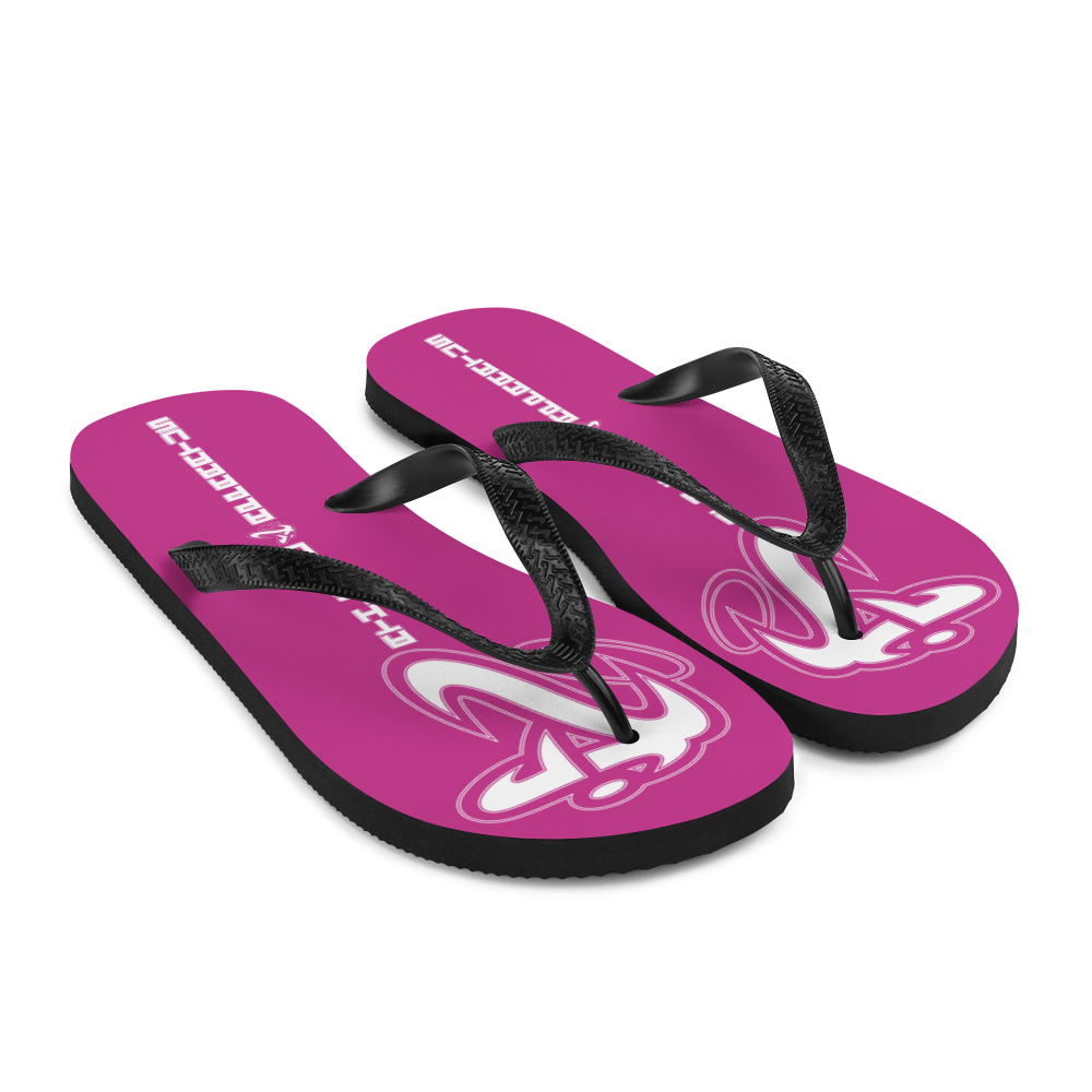 
                  
                    Athletic Apparatus Pink White logo Flip-Flops - Athletic Apparatus
                  
                