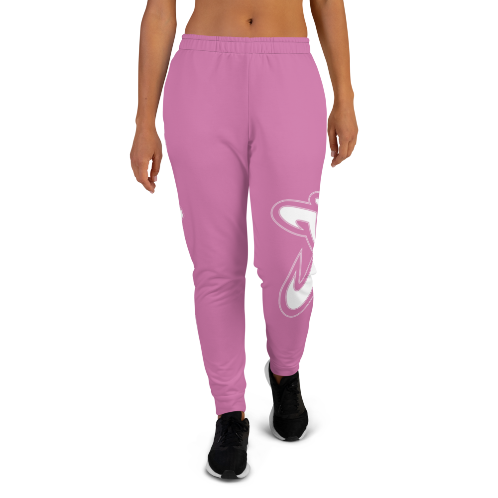 Athletic Apparatus Pink 1 White Logo V2 Women's Joggers - Athletic Apparatus