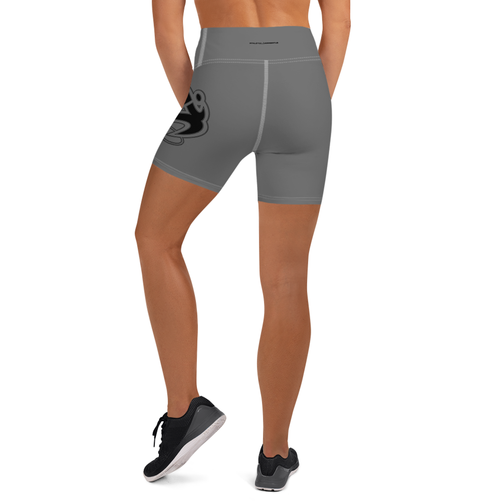 
                  
                    Athletic Apparatus Grey Black logo White stitch Yoga Shorts - Athletic Apparatus
                  
                