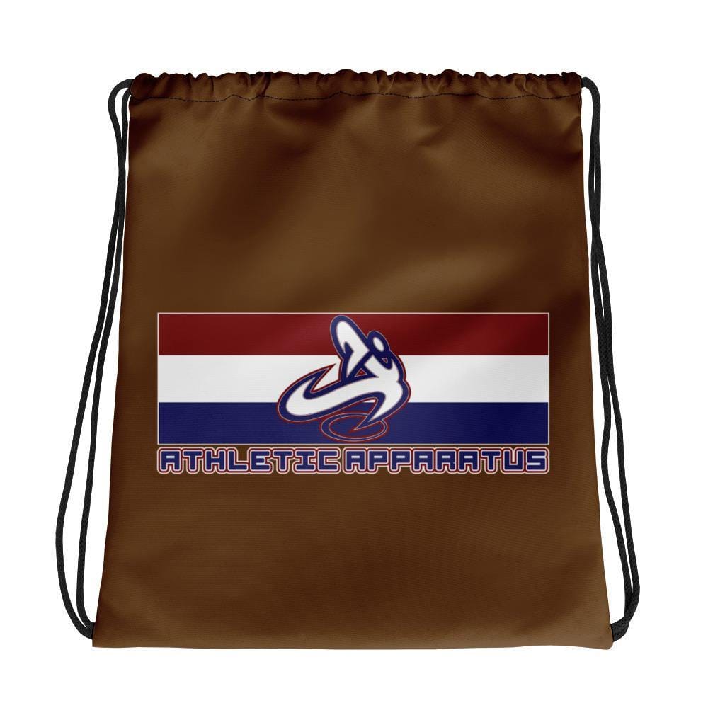 Athletic Apparatus Brown rwb logo Drawstring bag - Athletic Apparatus
