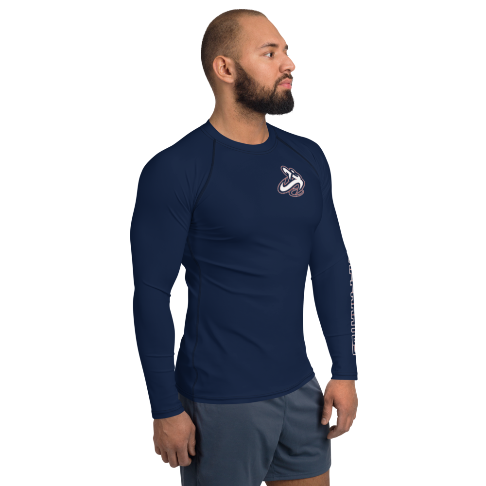 
                      
                        Athletic Apparatus Navy Blue rwb logo Men's Rash Guard - Athletic Apparatus
                      
                    