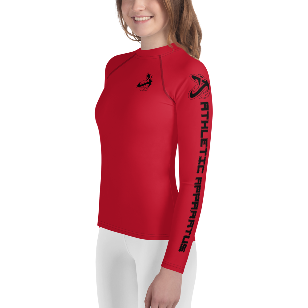 
                      
                        Athletic Apparatus Red Black logo Youth Rash Guard - Athletic Apparatus
                      
                    