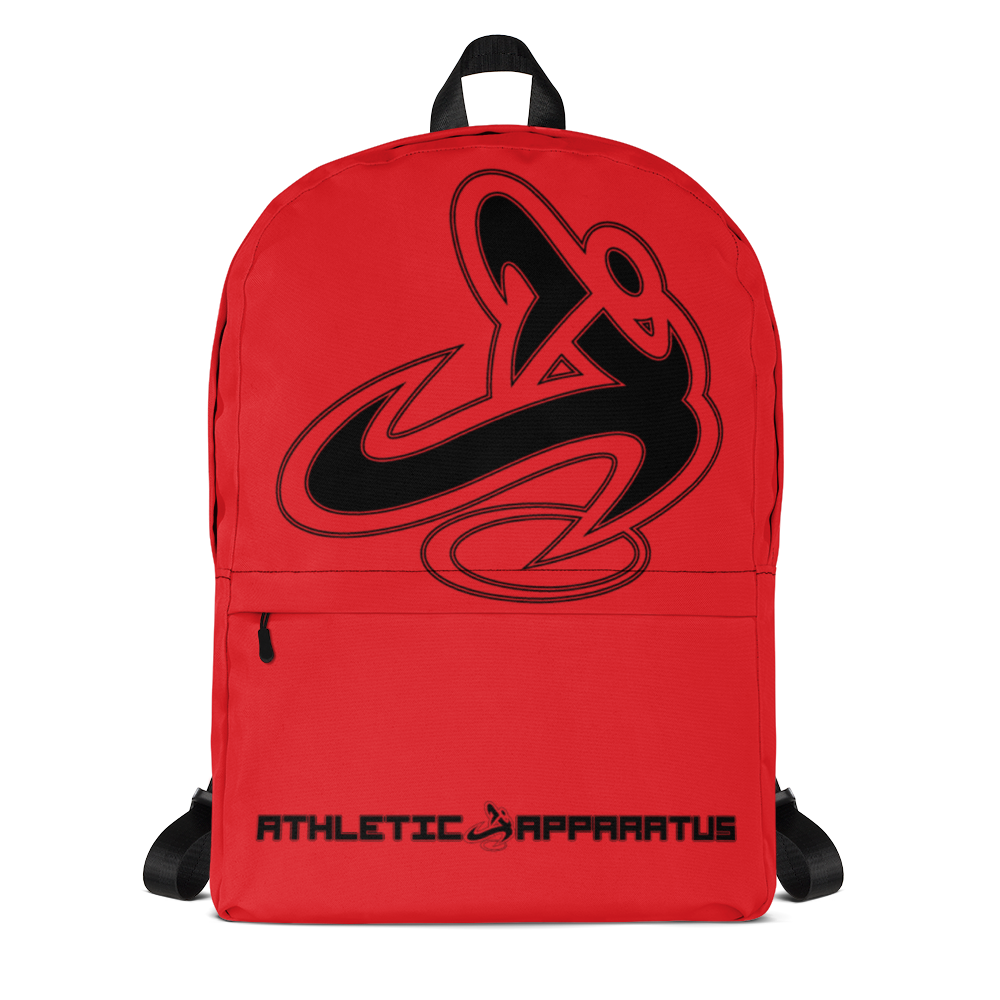 Athletic Apparatus Red 1 Black logo Backpack - Athletic Apparatus