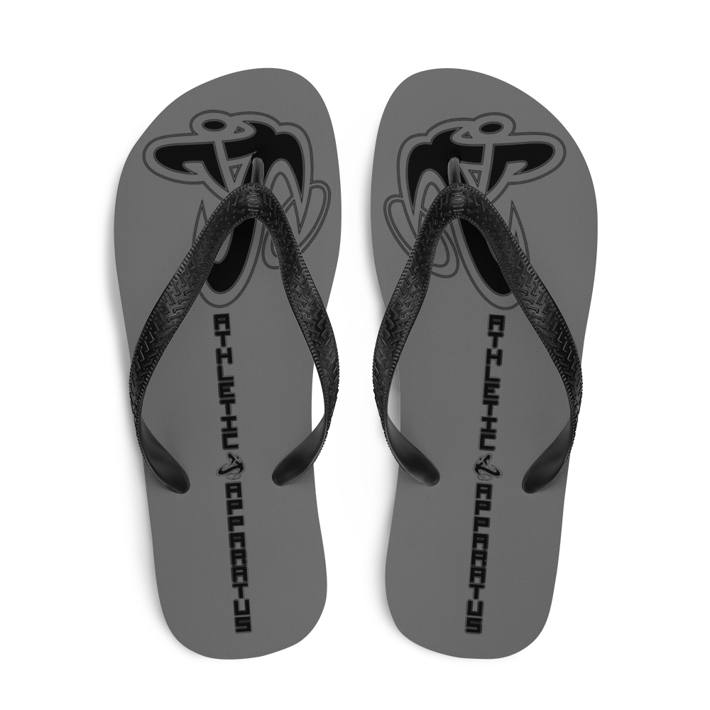 
                      
                        Athletic Apparatus Grey Black logo Flip-Flops - Athletic Apparatus
                      
                    