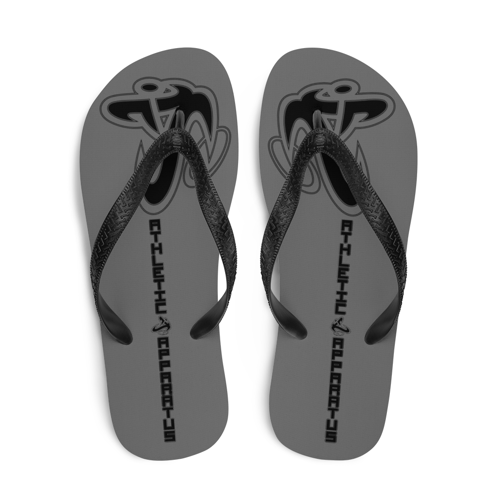 
                  
                    Athletic Apparatus Grey Black logo Flip-Flops - Athletic Apparatus
                  
                