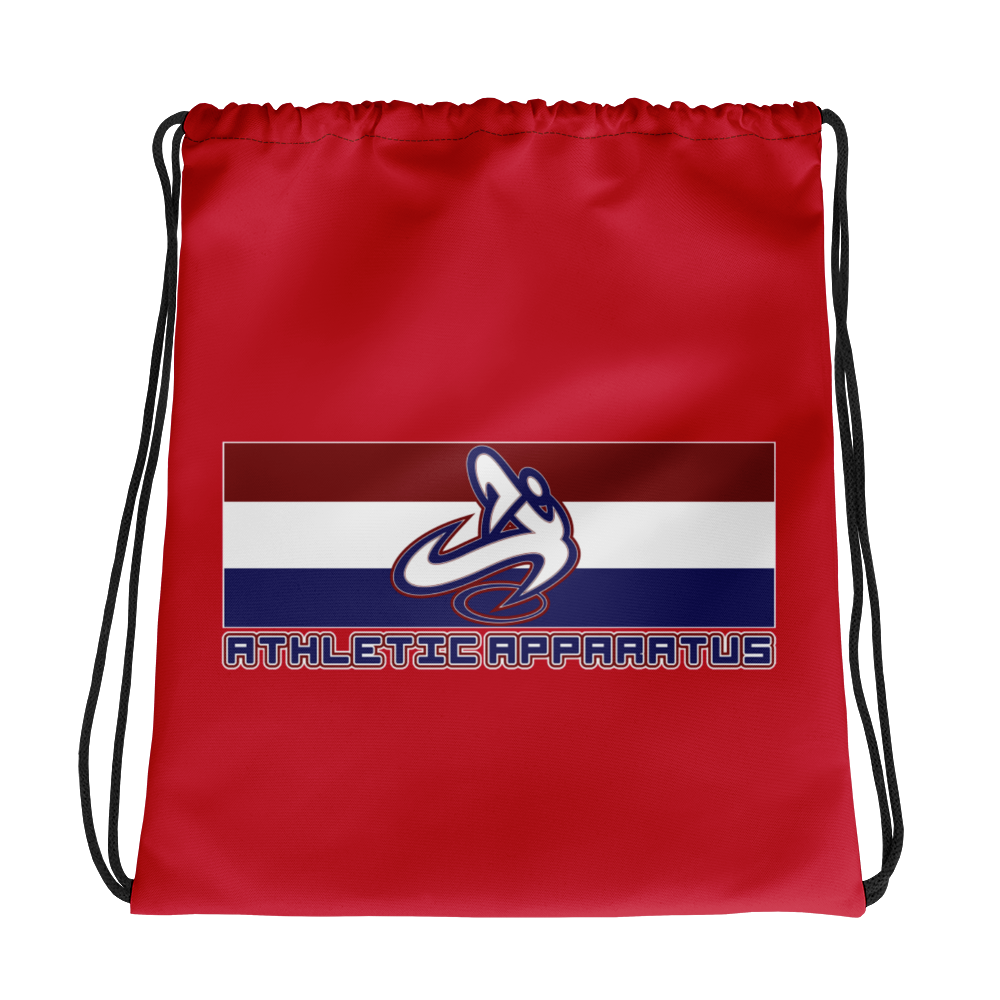 Athletic Apparatus Red rwb logo Drawstring bag - Athletic Apparatus