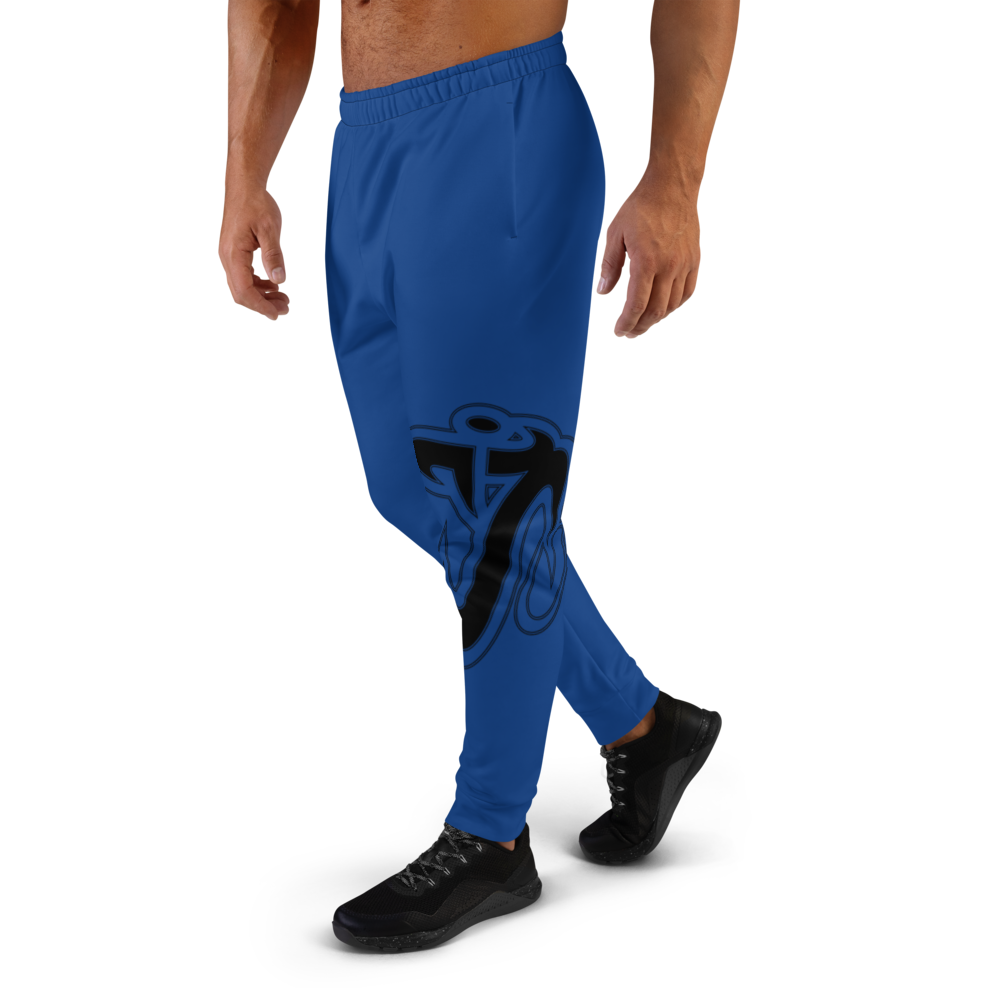 Athletic Apparatus Blue 2 Black Logo V1 Men's Joggers - Athletic Apparatus