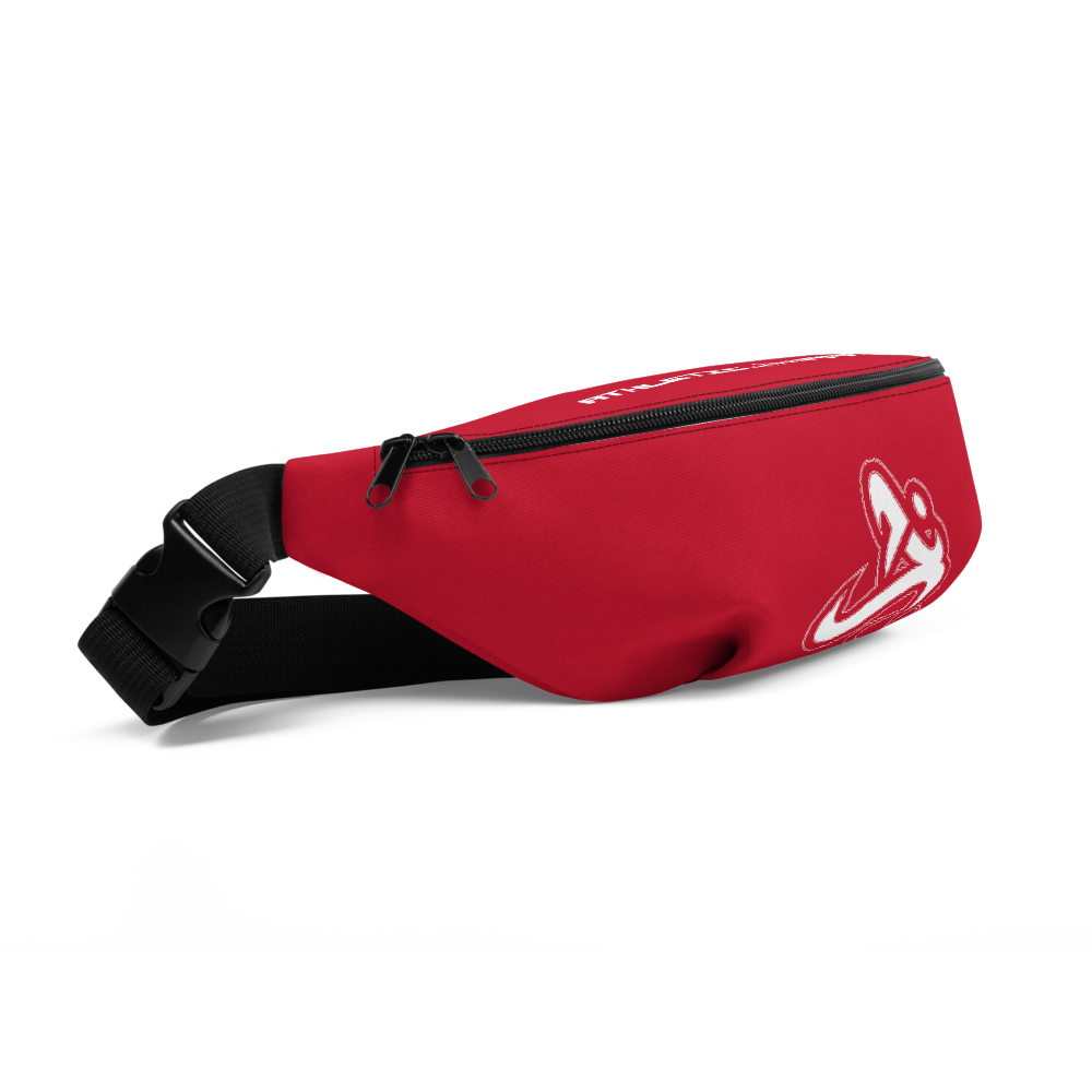 Athletic Apparatus Red White Logo Fanny Pack - Athletic Apparatus