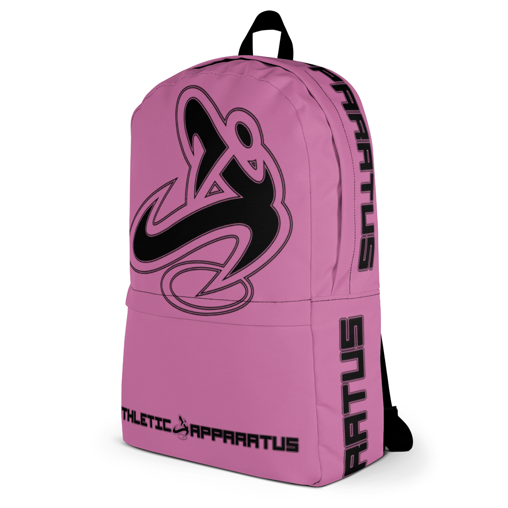 
                      
                        Athletic Apparatus Pink 1 Black logo Backpack - Athletic Apparatus
                      
                    