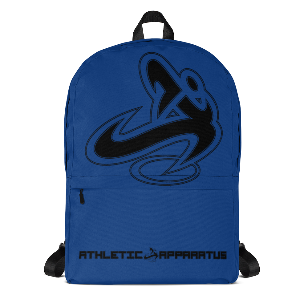 Athletic Apparatus Blue 2 Black logo Backpack - Athletic Apparatus