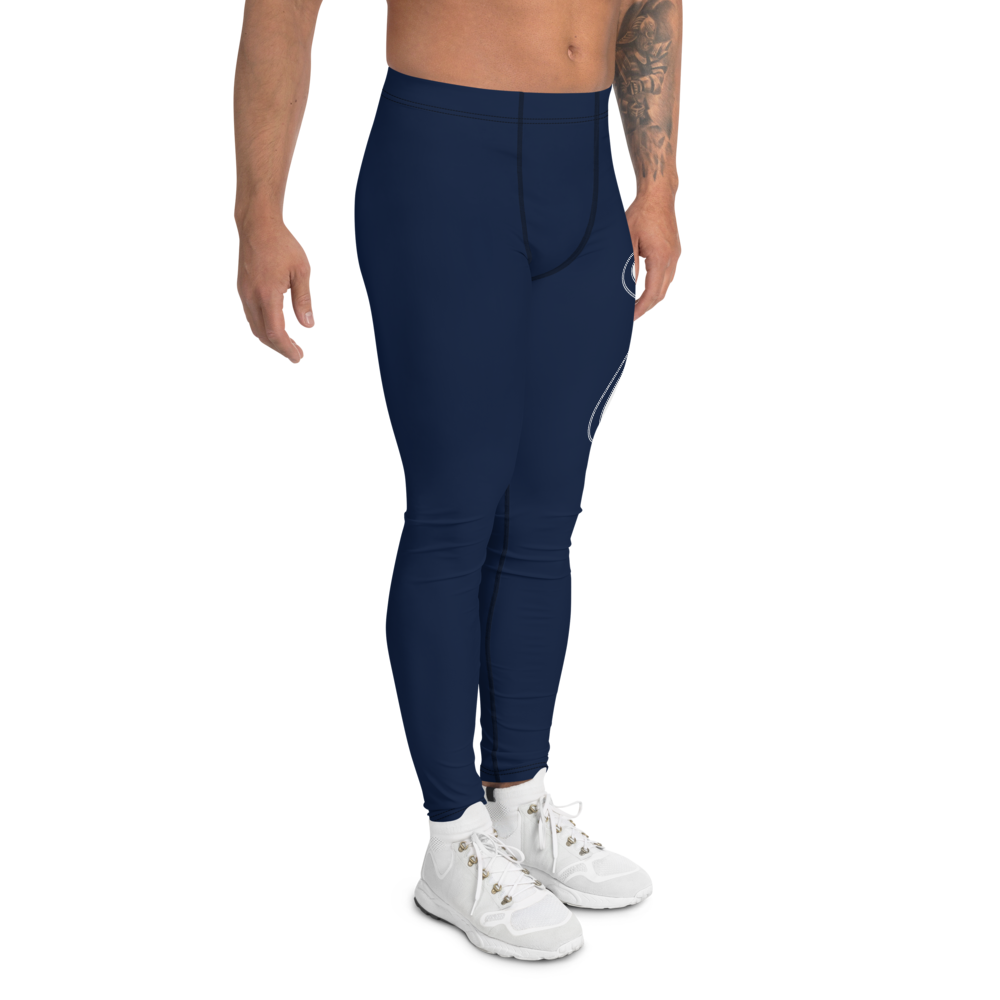 
                      
                        Athletic Apparatus Navy White logo V2 Men's Leggings - Athletic Apparatus
                      
                    