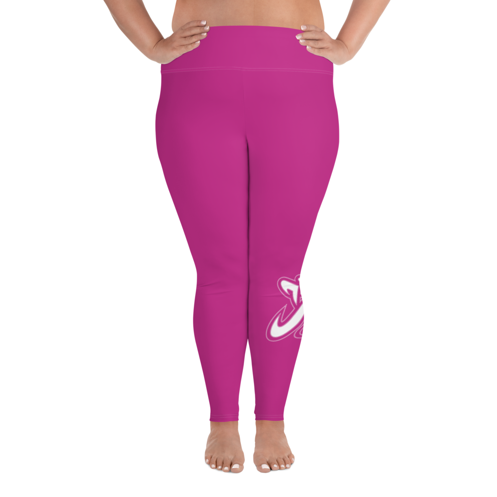 
                      
                        Athletic Apparatus Pink White logo White stitch V3 Plus Size Leggings - Athletic Apparatus
                      
                    