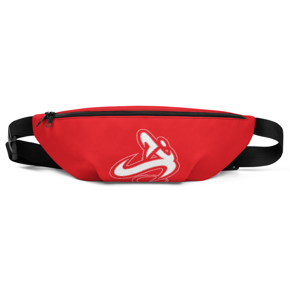 Athletic Apparatus Red 1 White Logo Fanny Pack - Athletic Apparatus