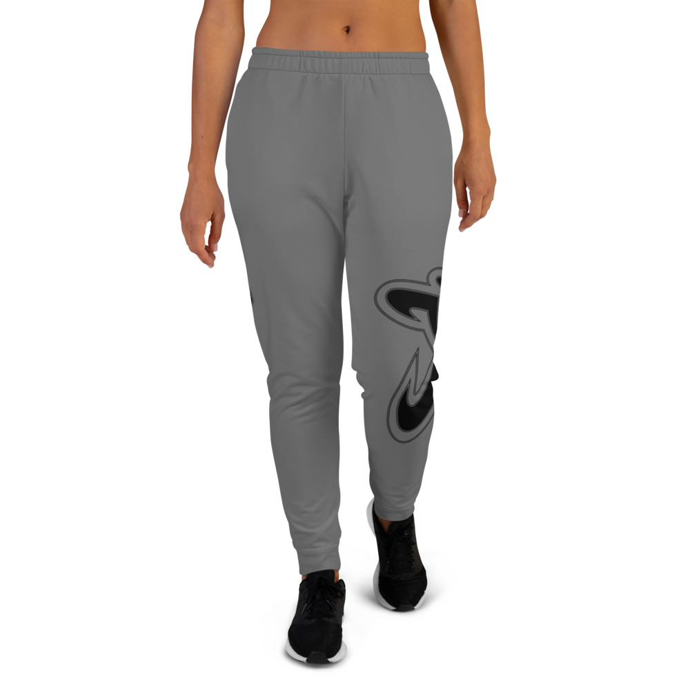 Athletic Apparatus Grey Black Logo V2 Women's Joggers - Athletic Apparatus