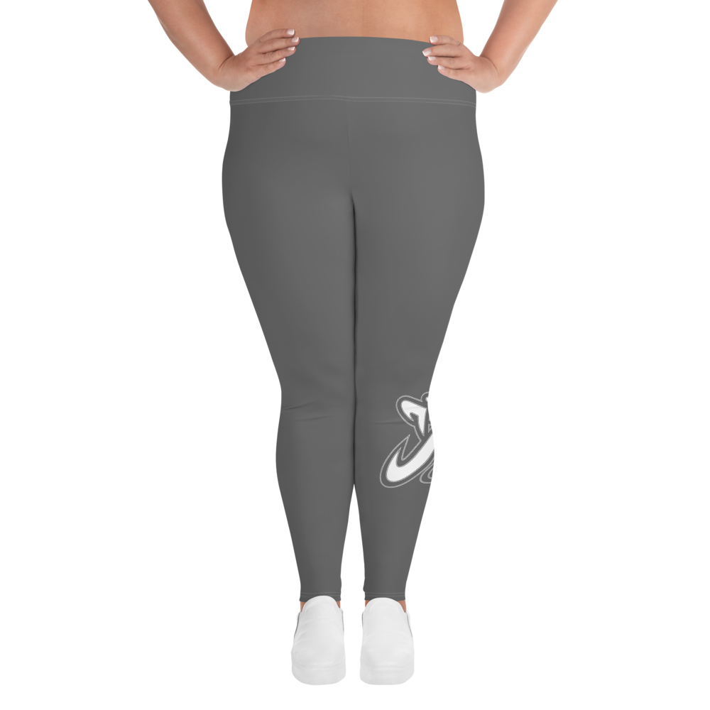 
                      
                        Athletic Apparatus Grey White logo White stitch V3 Plus Size Leggings - Athletic Apparatus
                      
                    