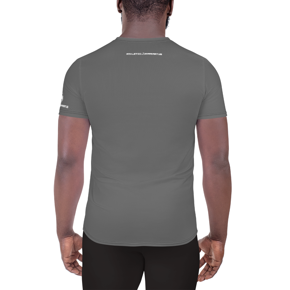 
                  
                    Athletic Apparatus Grey White logo Men's Athletic T-shirt - Athletic Apparatus
                  
                