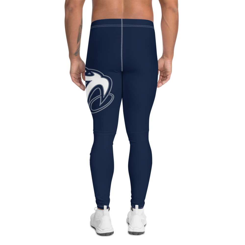 
                      
                        Athletic Apparatus Navy White logo White Stitch V2 Men's Leggings - Athletic Apparatus
                      
                    