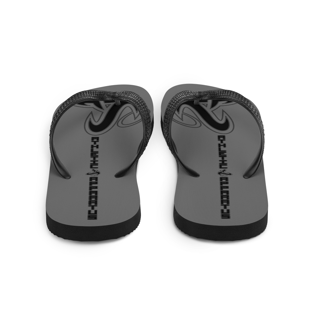 
                      
                        Athletic Apparatus Grey Black logo Flip-Flops - Athletic Apparatus
                      
                    