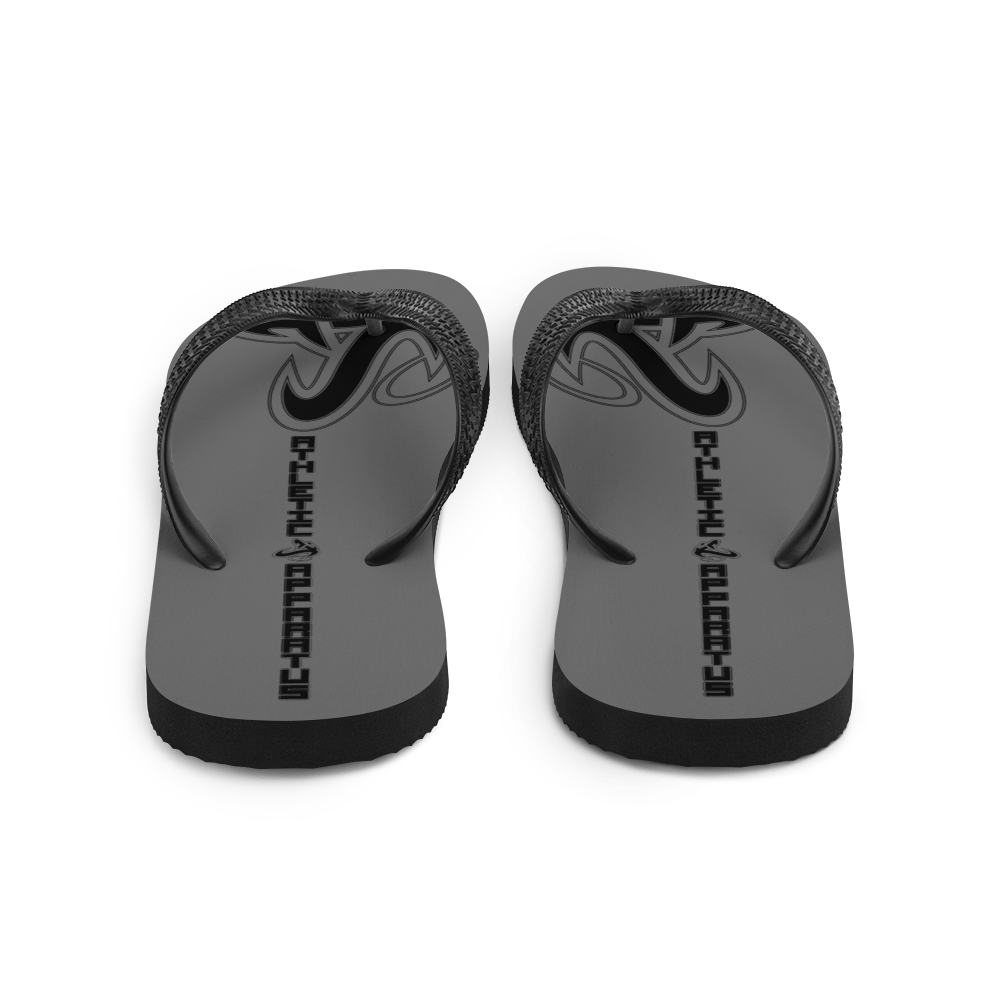
                  
                    Athletic Apparatus Grey Black logo Flip-Flops - Athletic Apparatus
                  
                