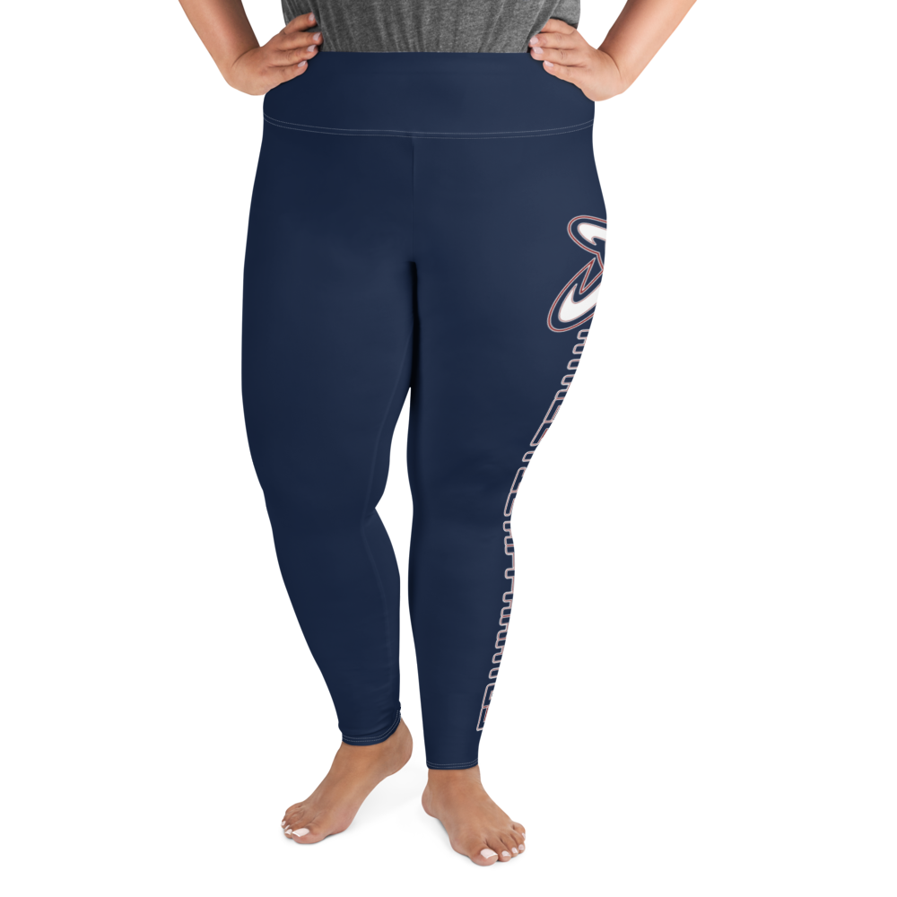 
                      
                        Athletic Apparatus Navy Blue rwb logo White stitch Plus Size Leggings - Athletic Apparatus
                      
                    