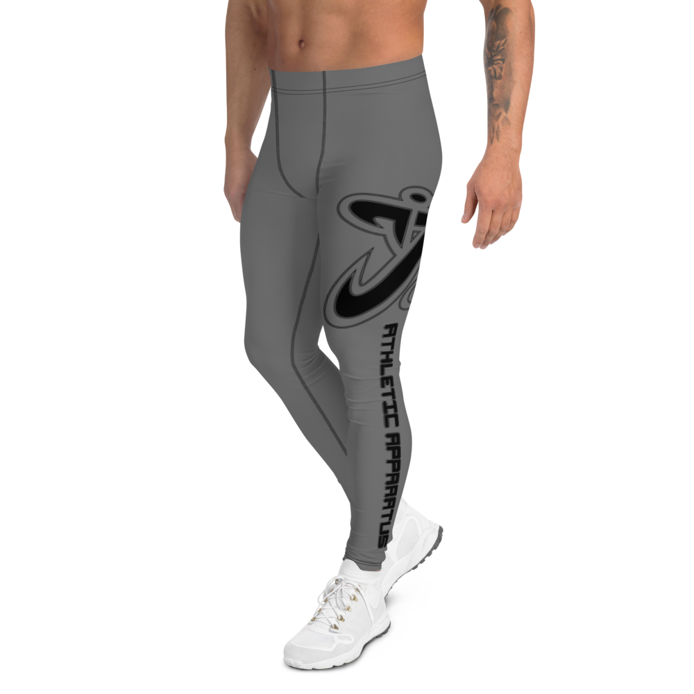 
                      
                        Athletic Apparatus Grey Black logo V2 Men's Leggings - Athletic Apparatus
                      
                    