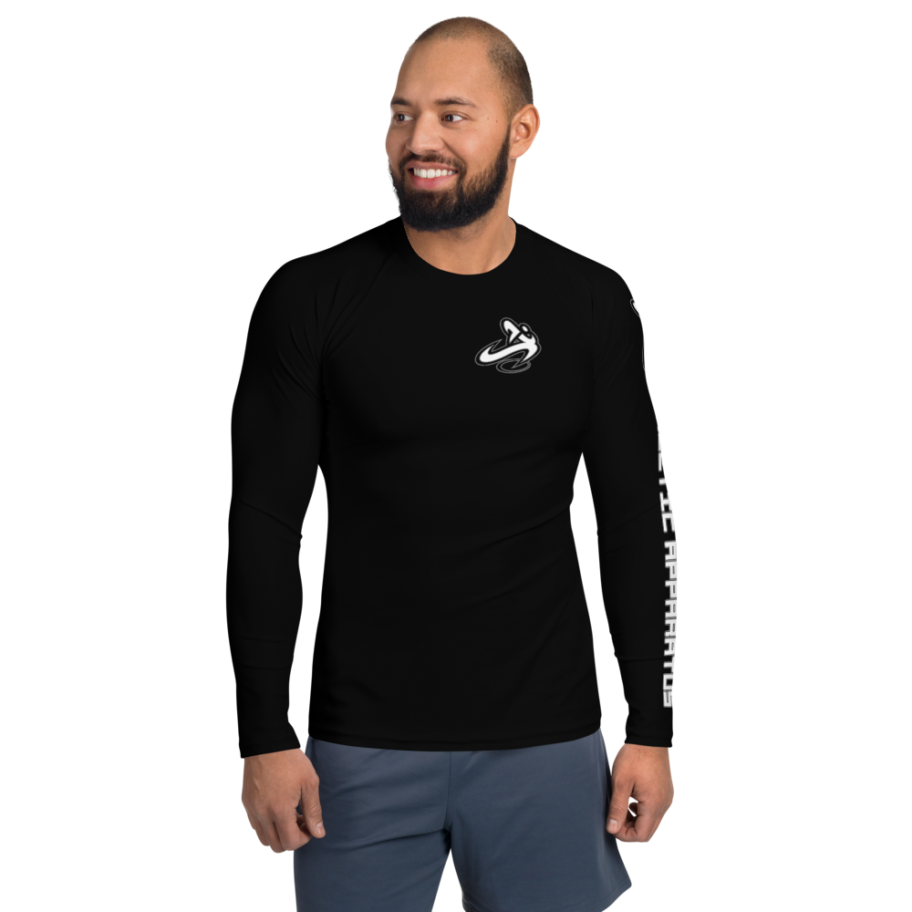 
                      
                        Athletic Apparatus Black White logo Men's Rash Guard - Athletic Apparatus
                      
                    