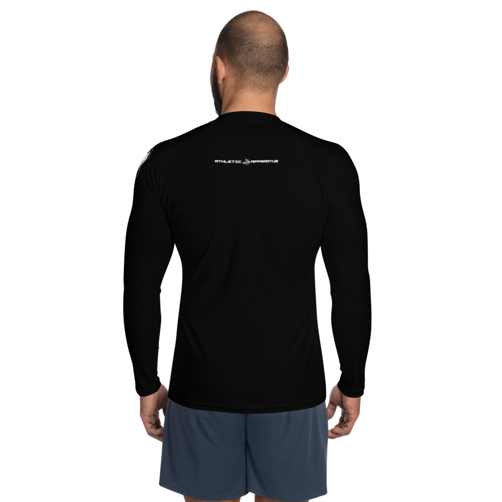 
                      
                        Athletic Apparatus Black White logo Men's Rash Guard - Athletic Apparatus
                      
                    