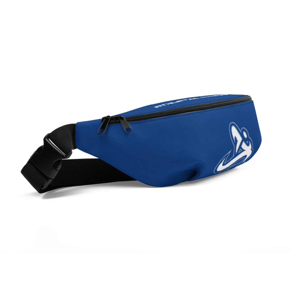 Athletic Apparatus Blue 2 White Logo Fanny Pack - Athletic Apparatus