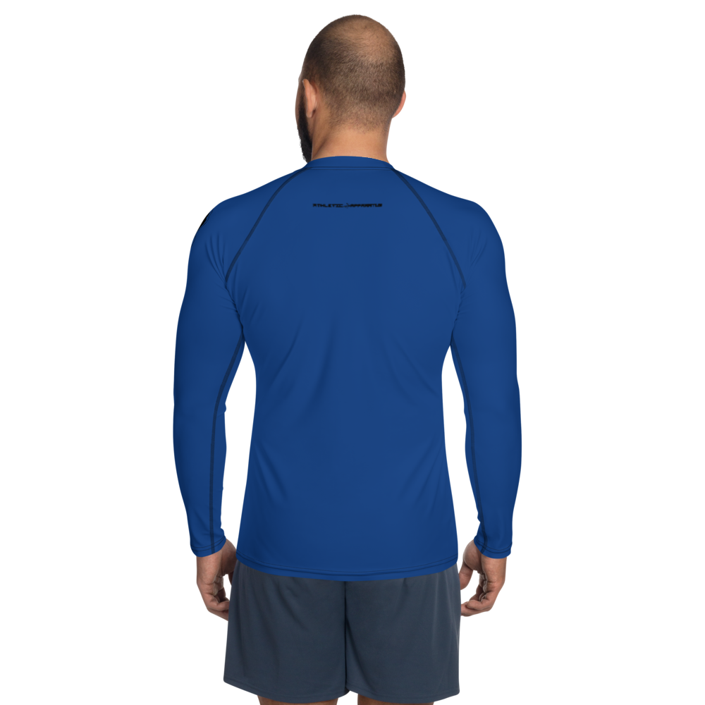 
                      
                        Athletic Apparatus Blue 2 Black Logo Men's Rash Guard - Athletic Apparatus
                      
                    