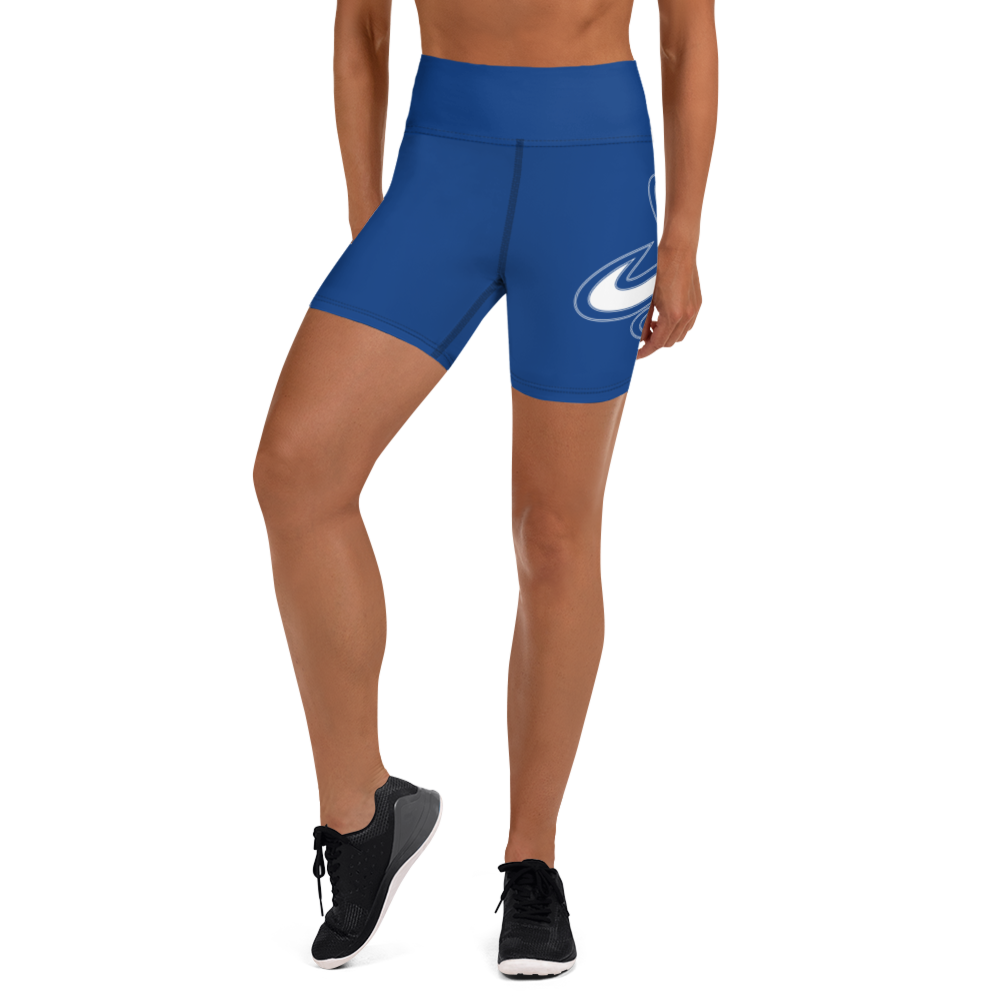 
                      
                        Athletic Apparatus Blue 2 White logo Yoga Shorts - Athletic Apparatus
                      
                    