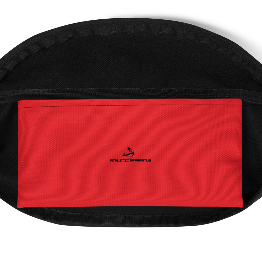 
                  
                    Athletic Apparatus Red 1 Black Logo Fanny Pack - Athletic Apparatus
                  
                