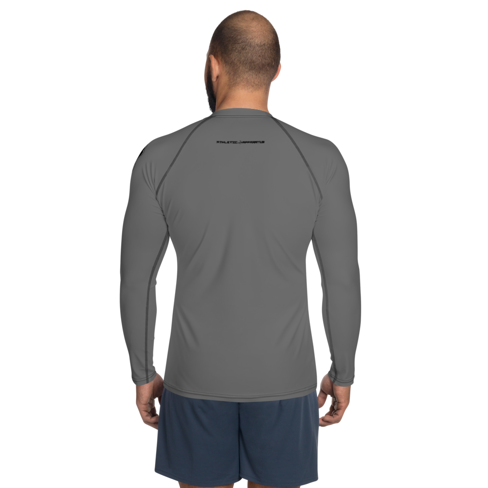 
                  
                    Athletic Apparatus Grey Black logo Men's Rash Guard - Athletic Apparatus
                  
                