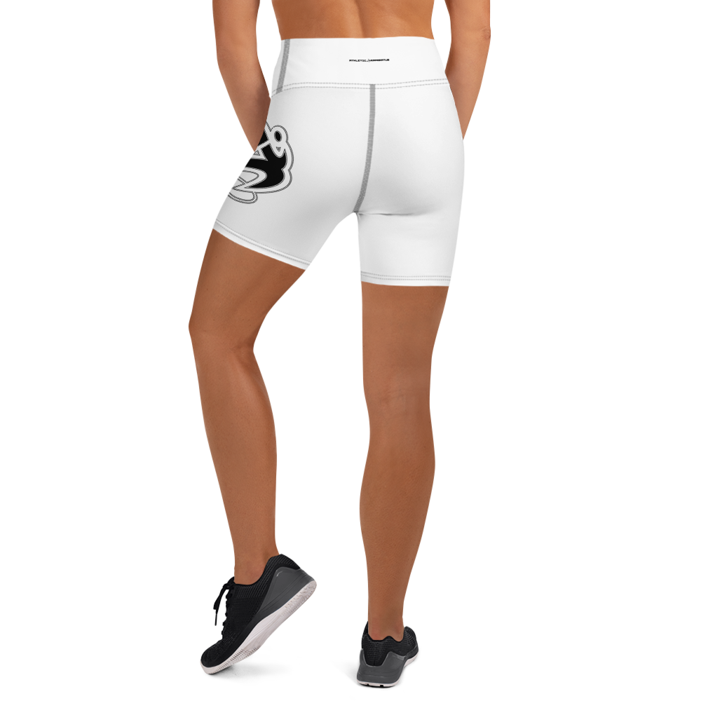 
                  
                    Athletic Apparatus White Black logo Yoga Shorts - Athletic Apparatus
                  
                