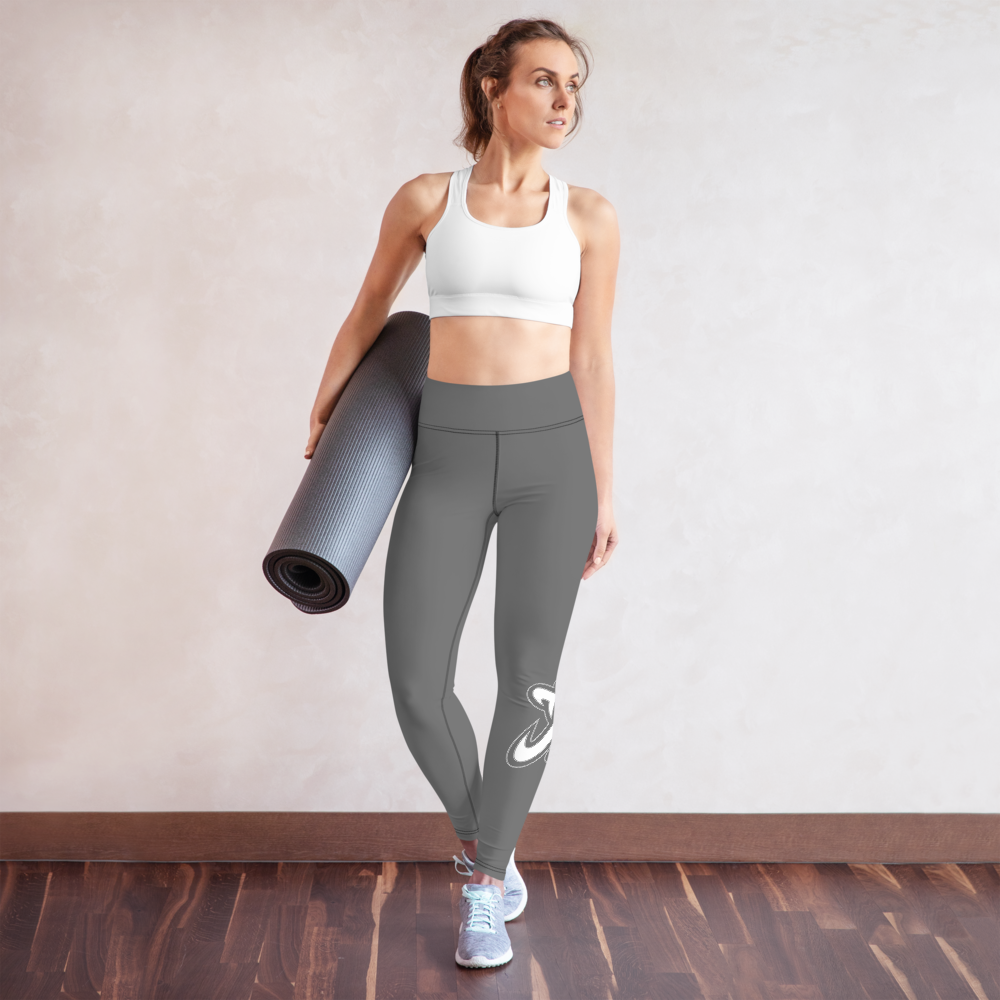 
                      
                        Athletic Apparatus Grey White logo V3 Yoga Leggings - Athletic Apparatus
                      
                    