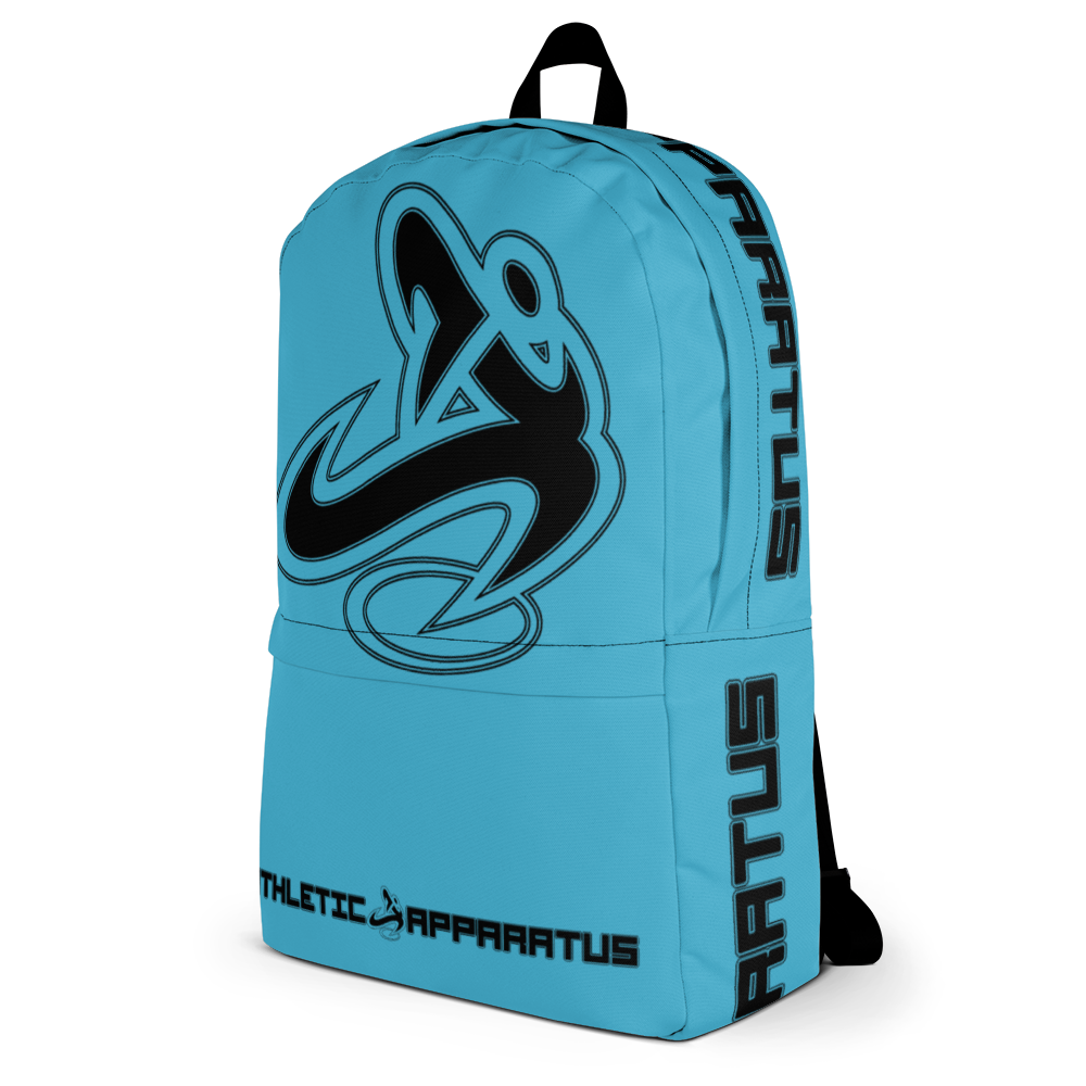 
                  
                    Athletic Apparatus Blue 7 Black logo Backpack - Athletic Apparatus
                  
                