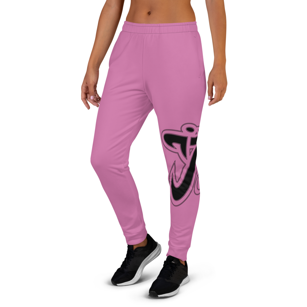 Athletic Apparatus Pink 1 Black Logo V2 Women's Joggers - Athletic Apparatus