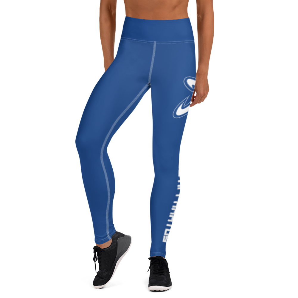 
                      
                        Athletic Apparatus Blue 2 White Logo White stitch Yoga Leggings - Athletic Apparatus
                      
                    