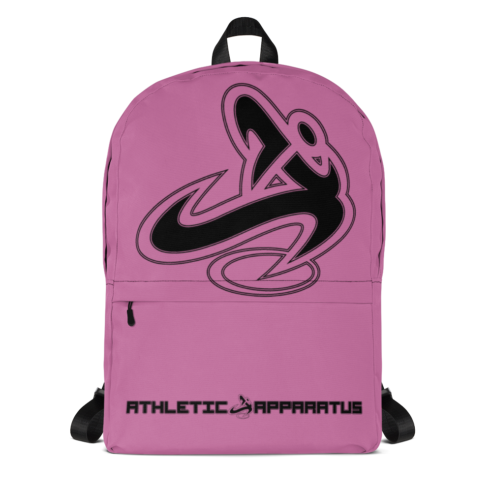 
                      
                        Athletic Apparatus Pink 1 Black logo Backpack - Athletic Apparatus
                      
                    