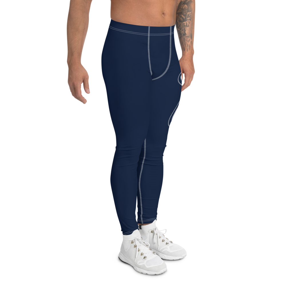 
                      
                        Athletic Apparatus Navy White logo White Stitch V2 Men's Leggings - Athletic Apparatus
                      
                    