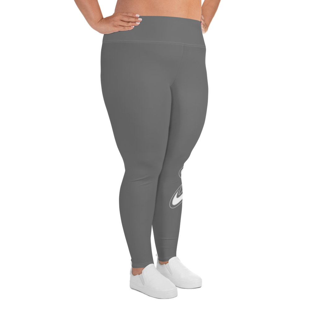 
                      
                        Athletic Apparatus Grey White logo White stitch V3 Plus Size Leggings - Athletic Apparatus
                      
                    