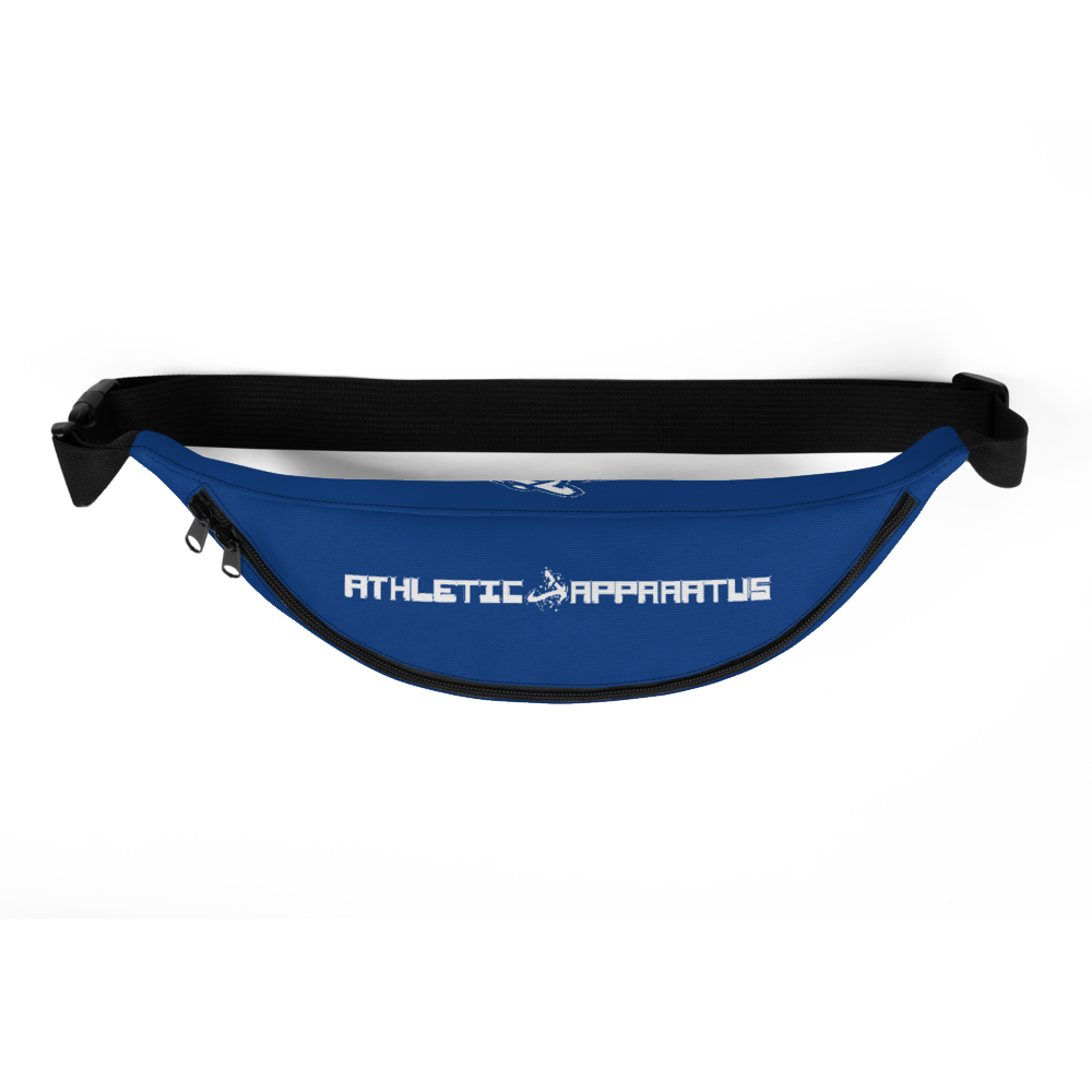 
                      
                        Athletic Apparatus Blue 2 White Logo Fanny Pack - Athletic Apparatus
                      
                    