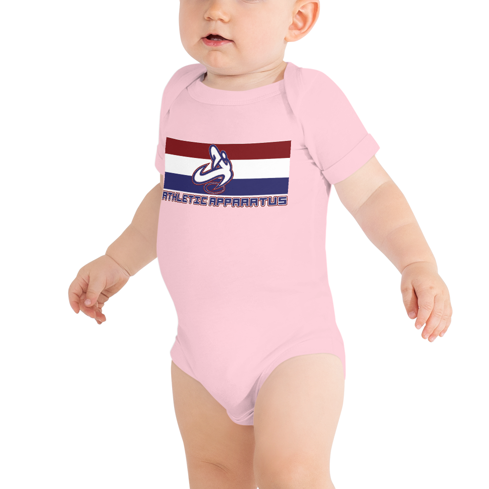 
                      
                        Athletic Apparatus Baby One Piece T-Shirt - Athletic Apparatus
                      
                    