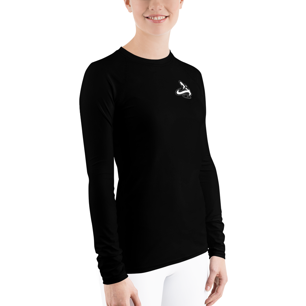 
                      
                        Athletic Apparatus Black White logo Women's Rash Guard - Athletic Apparatus
                      
                    