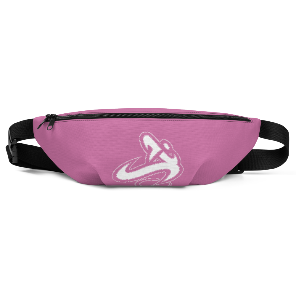 Athletic Apparatus Pink 1 White Logo Fanny Pack - Athletic Apparatus