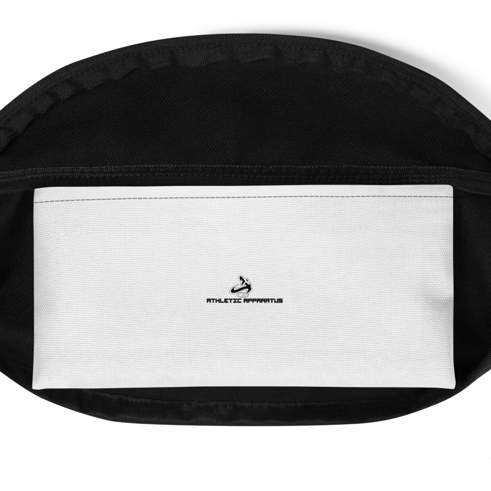 
                  
                    Athletic Apparatus White Black Logo Fanny Pack - Athletic Apparatus
                  
                