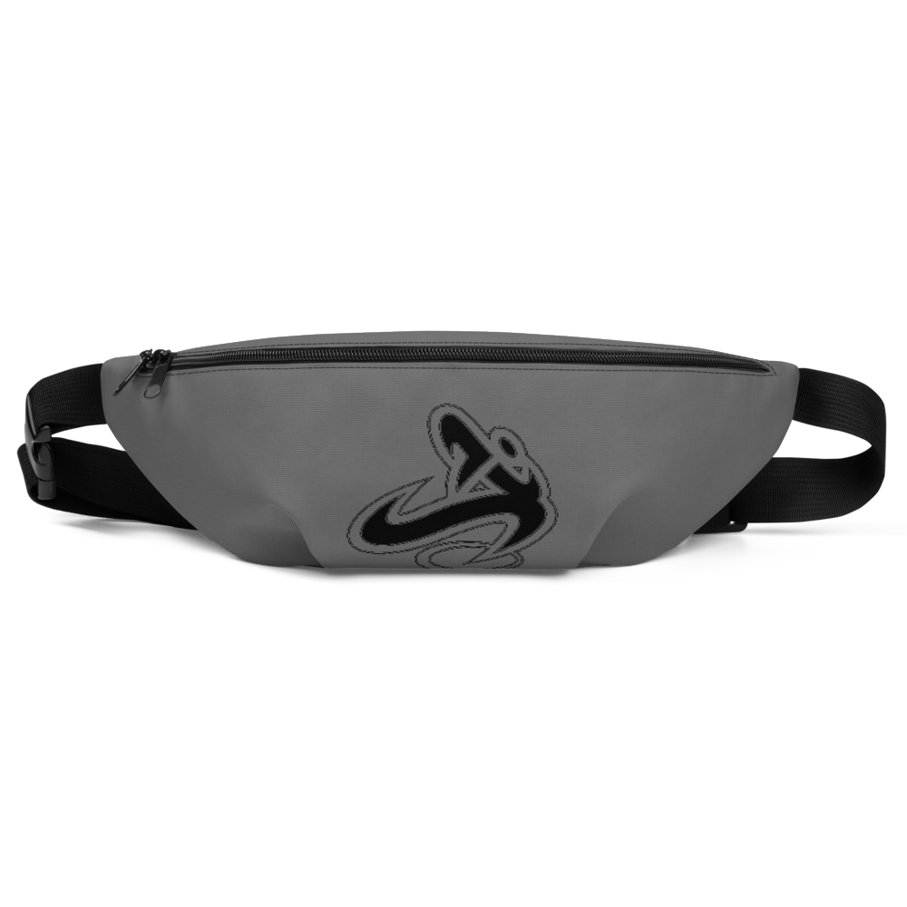 Athletic Apparatus Grey Black Logo Fanny Pack - Athletic Apparatus