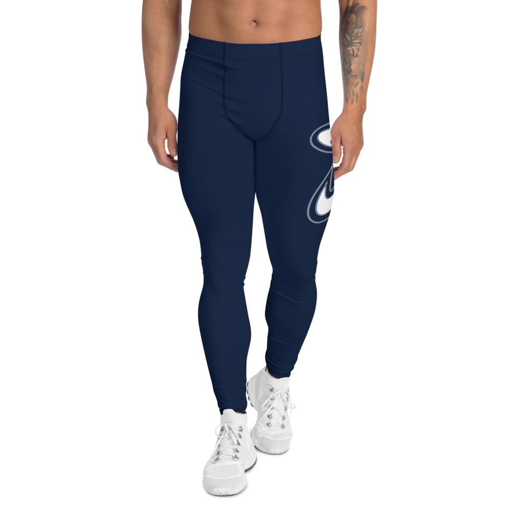 
                      
                        Athletic Apparatus Navy White logo V2 Men's Leggings - Athletic Apparatus
                      
                    