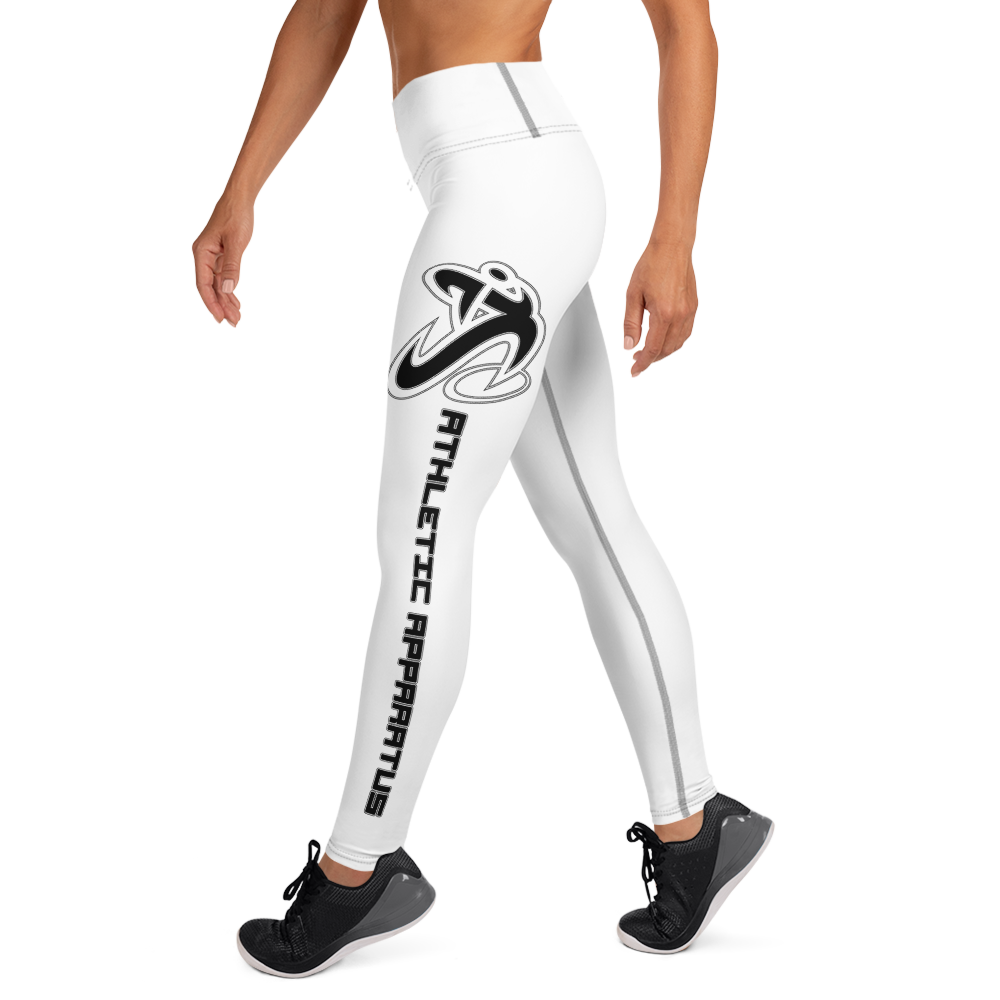 
                      
                        Athletic Apparatus White Black logo Yoga Leggings - Athletic Apparatus
                      
                    